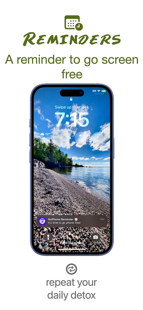 NoPhone Reminder