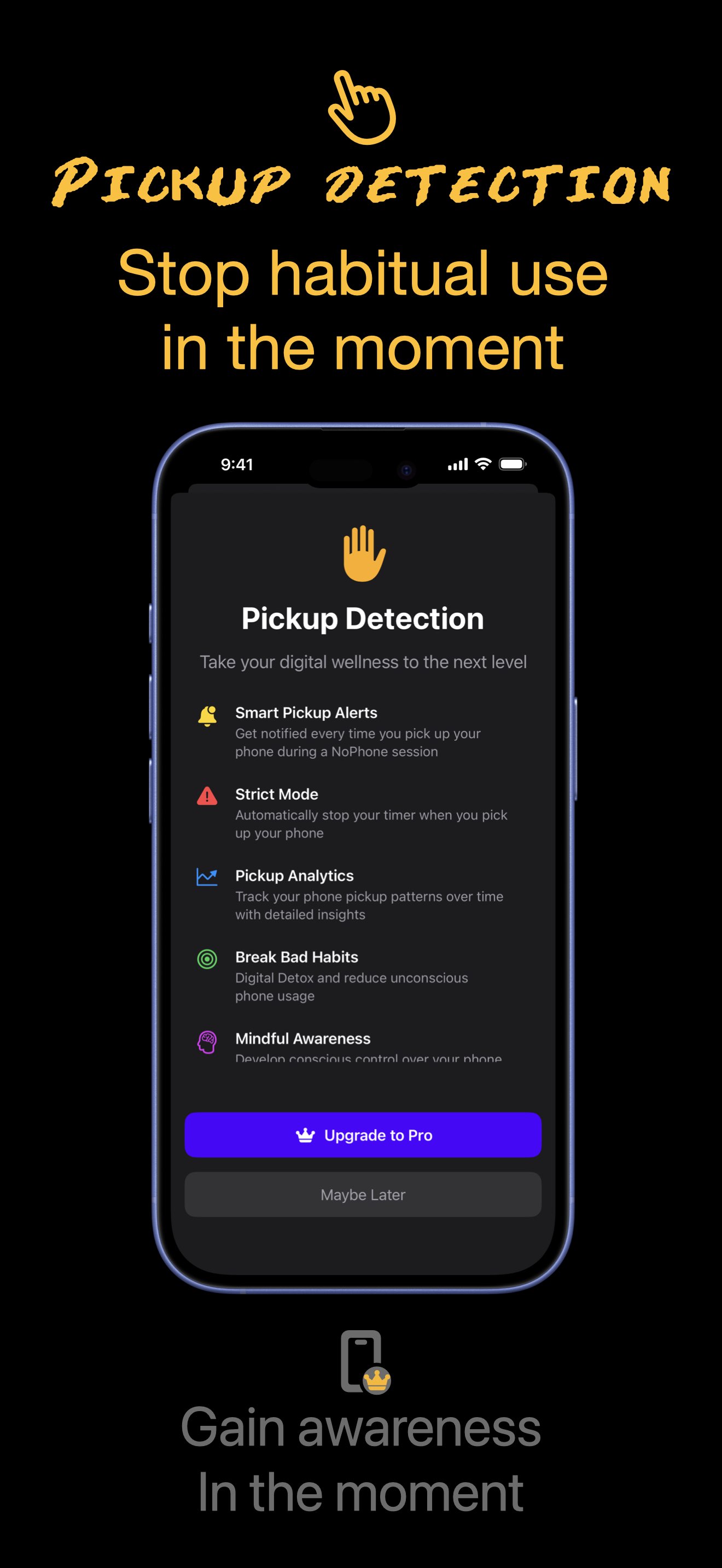 NoPhone Pro Features